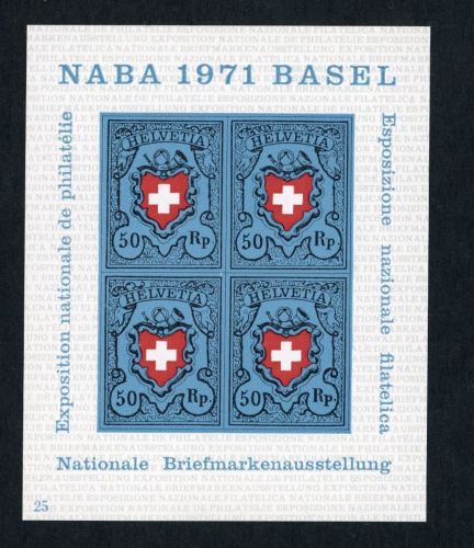 Schweiz Block Nummer 21 postfrisch