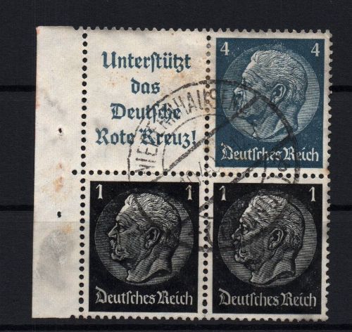 Dt. Reich Zusammendruck Michel Nr. SZ 11 LR , gestempelt