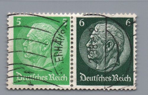 Dt. Reich Zusammendruck Michel Nr. W69 , gestempelt