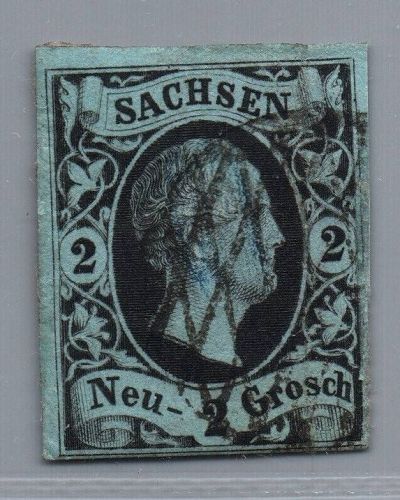 Sachsen Michel Nr. 5 , gestempelt
