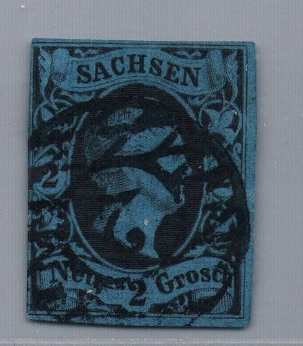 Sachsen Michel Nr. 5 , gestempelt
