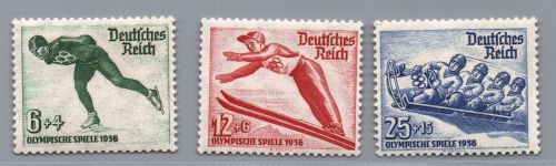 Dt. Reich Michel-Nummer 600 - 602 postfrisch