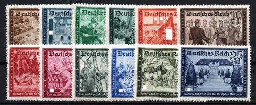 Dt. Reich Michel-Nummer 702 - 713 postfrisch
