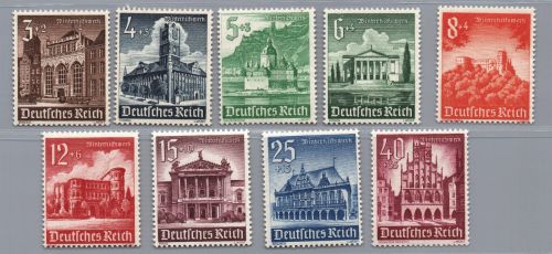 Dt. Reich Michel-Nummer 751 - 759 postfrisch