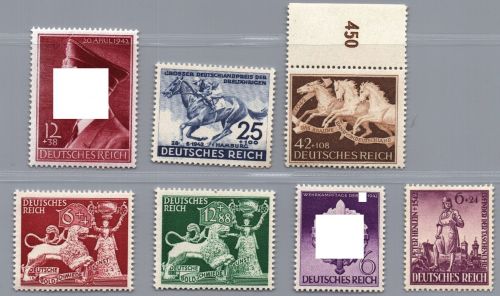 Dt. Reich Michel-Nummer 813 - 819 postfrisch