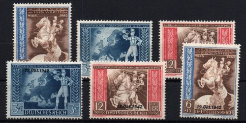 Dt. Reich Michel-Nummer 820 - 825 postfrisch