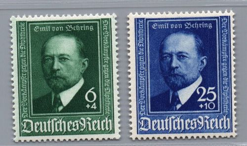 Dt. Reich Michel-Nummer 760 + 761 postfrisch