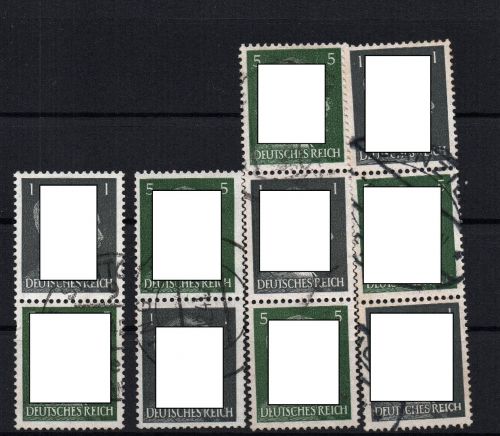 Dt. Reich Zusammendruck Michel Nr. S270 - S273 , gestempelt