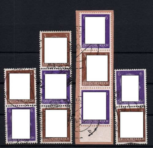 Dt. Reich Zusammendruck Michel Nr. S274 - S277 , gestempelt