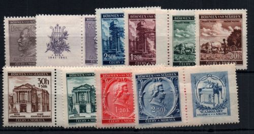 Böhmen und Mähren Michel Nummer 73 - 82 postfrisch