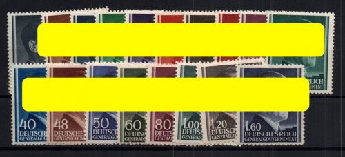 Generalgouvernement Michel Nummer 71 - 82 postfrisch