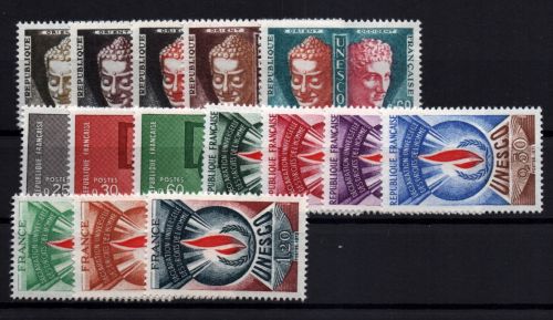 Frankreich Unesco Michel Nummer 1 - 15 postfrisch