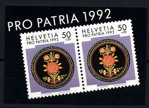 Schweiz Markenheftchen Michel-Nr. 0-92 postfrisch