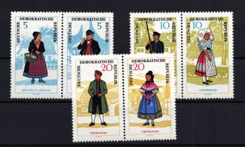 DDR Michel Nr. 1074 - 1079, postfrisch