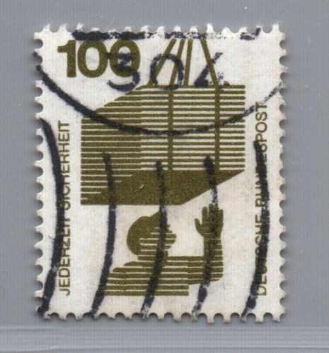 Bund Michel Nummer 702 ARb gestempelt