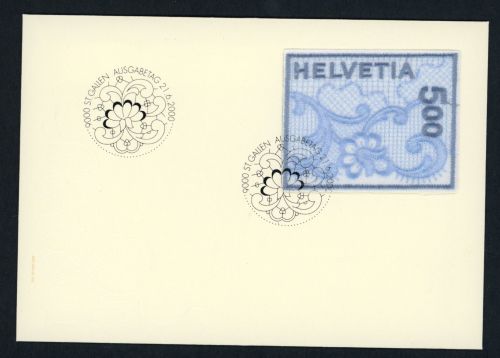 Schweiz Ersttagsbrief FDC Michel Nummer 1726