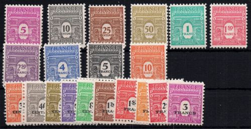 Frankreich Michel-Nr. 639 - 658 postfrisch