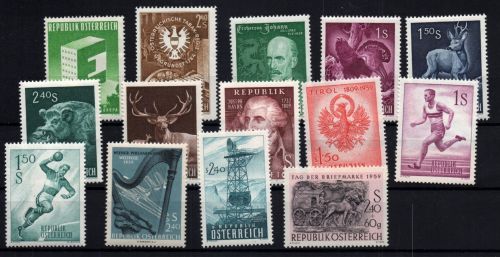 Österreich Michel Nummer 1059 - 1072 postfrisch