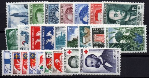 Frankreich Michel-Nr. 1201 - 1225 postfrisch