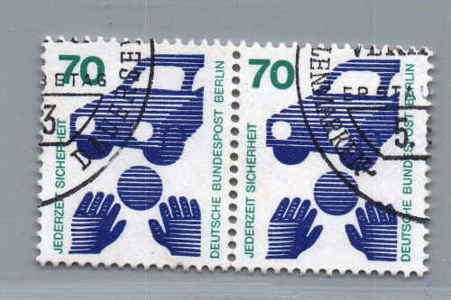 Berlin Paar Michel Nr. 453 Zweierblock , gestempelt