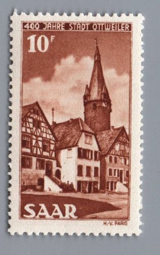 Saarland Michel Nr. 296 , postfrisch