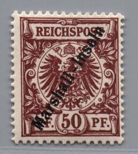 Deutsche Kolonien Marshall Inseln Michel Nummer 12 ungebraucht Falz