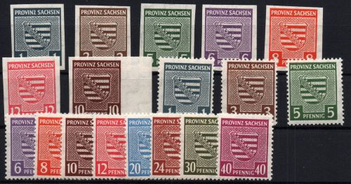 Alliierte Besetzung - SBZ Michel-Nr. 66 x - 84 x (ohne 80 x) postfrisch