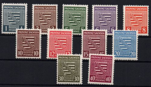 Alliierte Besetzung - SBZ Michel-Nr. 73 y - 84 y postfrisch