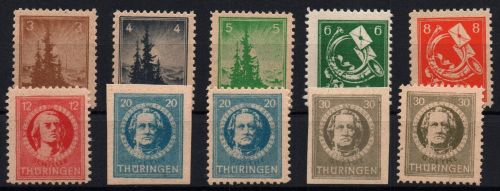 Alliierte Besetzung - SBZ Michel-Nr. 91 A - 99 BX postfrisch