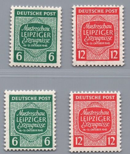 Alliierte Besetzung - SBZ Michel-Nr. 124 + 125 x + y postfrisch