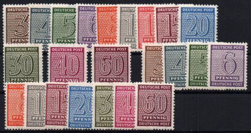 Alliierte Besetzung - SBZ Michel-Nr. 126 - 137 x + y postfrisch