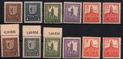 Alliierte Besetzung - SBZ Michel-Nr. 162 - 165 x + y postfrisch