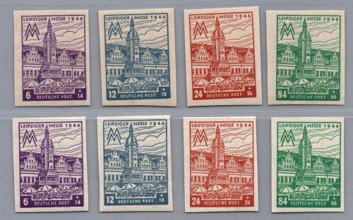 Alliierte Besetzung - SBZ Michel-Nr. 162 B - 165 B x + y postfrisch