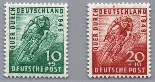 Alliierte Besetzung Bizone Michel-Nr. 106 + 107 postfrisch