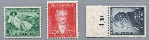 Alliierte Besetzung Bizone Michel-Nr. 108 - 110 postfrisch