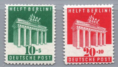 Alliierte Besetzung Bizone Michel-Nr. 101 + 102 postfrisch