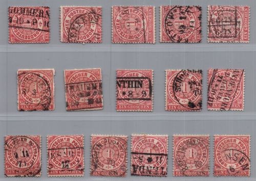 Norddeutscher Bund LOT gestempelt