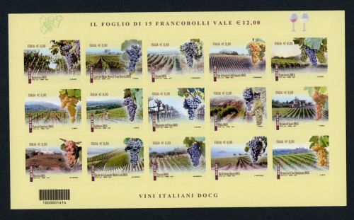 Italien Michel Nummer 3735 - 3749 Folienbogen postfrisch