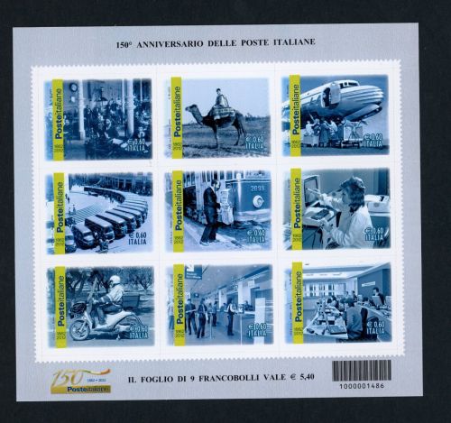 Italien Michel Nummer 3527 - 3535 Folienbogen postfrisch