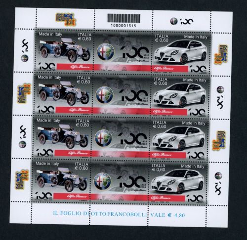 Italien Michel Nummer 3367 - 3368 Kleinbogen postfrisch