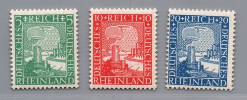 Deutsches Reich Michel Nr. 372 - 374, postfrisch