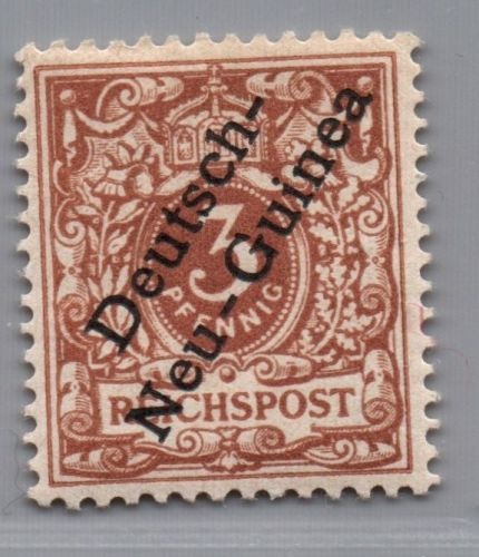 Deutsche Kolonien Neu-Guinea Michel-Nr. 1b ungebraucht Falz geprüft