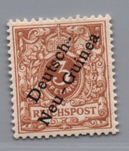 Deutsche Kolonien Neu-Guinea Michel-Nr. 1b ungebraucht Falz geprüft
