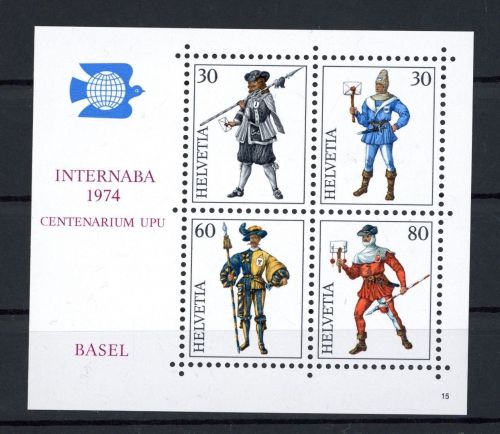 Schweiz Block Nummer 22 postfrisch 1974