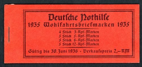 Deutsches Reich Markenheftchen 41 postfrisch vollständig
