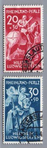 Franz. Zone Württemberg Michel Nr. 30 + 31 gestempelt