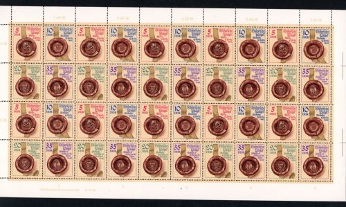 DDR Michel Nummer 2864 - 2887 postfrisch ZD-Bogen