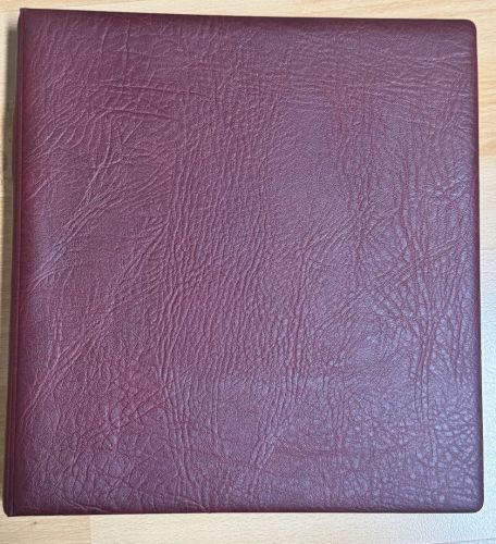 Lindner Ringbinder, rot + Vordruckblätter BRD/ Bund 2007 - 2013