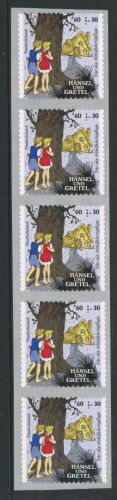 Bund Michel Nummer 3061 R Rollenmarke 5er Streifen postfrisch