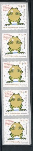 Bund Michel Nummer 3364 R Rollenmarke 5er Streifen postfrisch